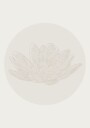 Lotus Serenity Botanical Line Art Plakat Plakat / 100x150cm