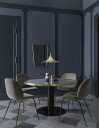 Gubi Beetle Stol Black / Eros Concrete