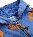 Bobo Choses Genser med Glidelås   Navy Blue m. Gitarer   Bobo Choses   12 md   Cardigan   Blå   80