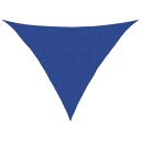 vidaXL Solseil 160 g/m² blå 2,5x2,5x3,5 m HDPE