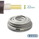 Wavin Unipex 22mm Isolert Rør-i-Rør 25m for Vann og Varme