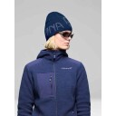 Norrøna /29 Merinoull Logo Beanie OneSize, Indigo Night Melange