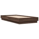  Sengeramme brun eik 90x190 cm konstruert tre 8721012286894