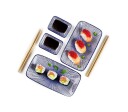 Ibili Sushisett for to personer blå/hvit
