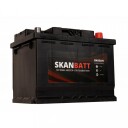 SKANBATT Fritidsbatteri 12V 60AH 480CCA (242x175x190/190mm) +høyre.