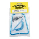 Yeah Racing TABB-015BU Alu Side Bumper For Tamiya BBX BB-01