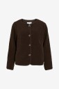 Vila Jakke viAda Teddy Jacket Brun