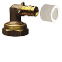 Uponor Q&E Albue med løpemutter 22 x R3/4"