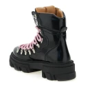 Ganni Boots Cleated Mountain Box Oleatex  Black EUR 36