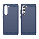 Hurtel Carbon Case for Samsung Galaxy S23+ Flexible Silicone Carbon Cover Blue