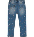 Minymo Jeans m. Broderi   Blue Tåke   Minymo   10 år 140   Jeans   Blå
