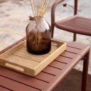 Cane line Bliss salongbord/benk Desert red aluminium