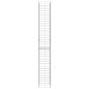 vidaXL Gabionkurver 3 stk galvanisert stål 25x25x197 cm