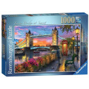 Ravensburger Puslespill 1000 Brikker Tower Bridge Ved Solnedgang