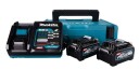 Makita Batterisett 40V Xgt  2X4,0Ah Batteri Og Lader