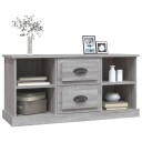 vidaXL TV-benk grå sonoma 99,5x35,5x48 cm konstruert tre