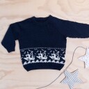 Bluum Strikkesett Fiskebåt i Grå farger garnpakke i Pure Eco Baby Wool
