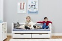 Hoppekids Juniorseng, ECO Comfort, Hvit
