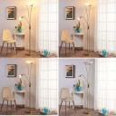 Lindby Felicia uplight med leselampe, messing