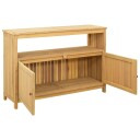  Hagekonsollbord Lett akasie 110 x 35 x 75 cm Solid akasietre