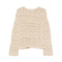 Semicouture Dame Strikkevarer Hvit S,