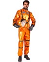 Orange Unisex Astronautkostyme - Medium