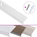  Trappeneser L form 5 stk aluminium 100 cm sølv