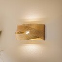 Euluna vegglampe Tornado gullfarget