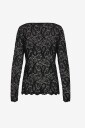 My Essential Wardrobe   Genser MWSalvi LS Lace Blouse   Svart