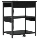  Nattbordskap Svart eik 41 x 31 x 51 cm Konstruert tre