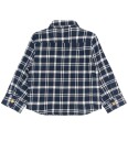 THE NEW Siblings Navy Blazer Check Riggs L_S Flannel Skjorte 104
