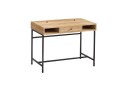 Cladells Skrivebord 60x100 cm   Eik/Sort