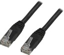 Deltaco U/UTP Cat6 patchkabel 1m sort