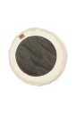 Skinnwille   Saueskinnspute rund Curly   Beige