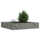 vidaXL Gabion høybed galvanisert stål 100x100x20 cm