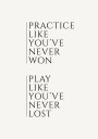 Practice and Play Plakat Plakat / 100x150cm