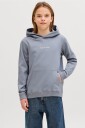 Jack & Jones Jornorrebro Emb Sweat Hood Noos Jnr Blue 128