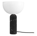 NEW WORKS Kizu Bordlampe Sort Marmor Stor