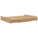  Seng med lagring artisan eik 140 x 200 cm Konstruert tre