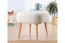 Anaro Sittepuff 45 cm Rektangulær   Hvit