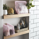 Stasher Stand Up Mini Silikonpose Rosa