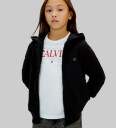 Calvin Klein Mini Badge Zip-Through Black 140
