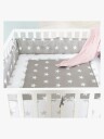 Roba Lekegrind med Hjul Little Stars White