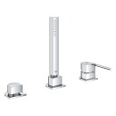 GROHE PLUS 3-HULLS KAR- OG DUSJBATTERI KROM