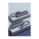 Eletra USB 3.0 Hub 4 porter med av/på bryter