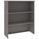 vidaXL Skjenketopp HAMAR lysegrå 85x35x100 cm heltre furu