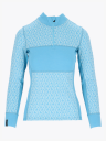 Twentyfour Aurora Aya Ull Half Zip Blå 44
