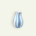 Ada Stripe Vase 22,5 cm Plein Air/Light Blue