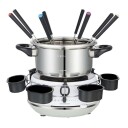 MELISSA Elektrisk fondue 2L 1200W rustfritt stål / hvit