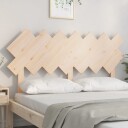 vidaXL Sengegavl 151,5x3x81 cm heltre furu